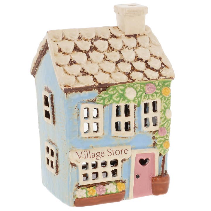 Village Pottery Village Stores Tealight for wholesale by Joe Davies