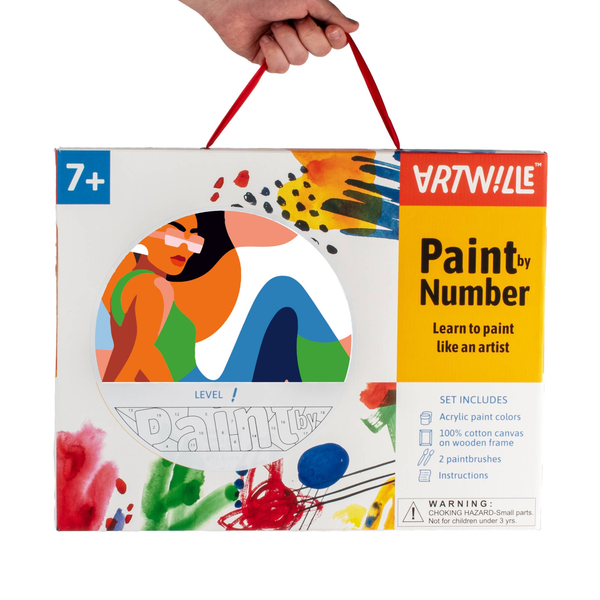 Fainotoys - Wholesale DIY Craft Kit - Artwille DIY Paint by Numbers  - Pop Art, level 11