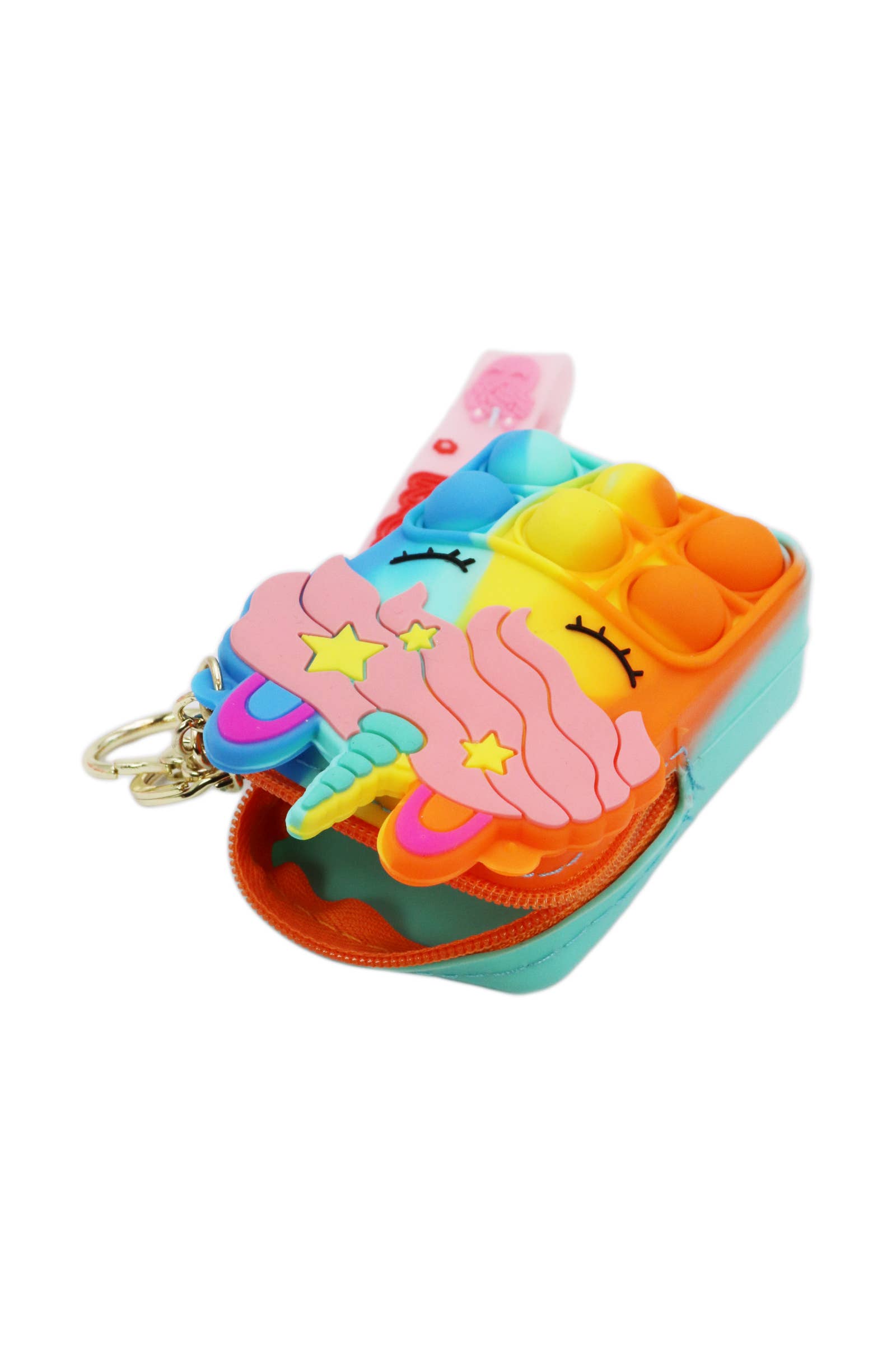 Cap Zone - Wholesale Coin Purse - Kids - Cubic Dreaming Unicorn Bubble Pop Coin Bag5