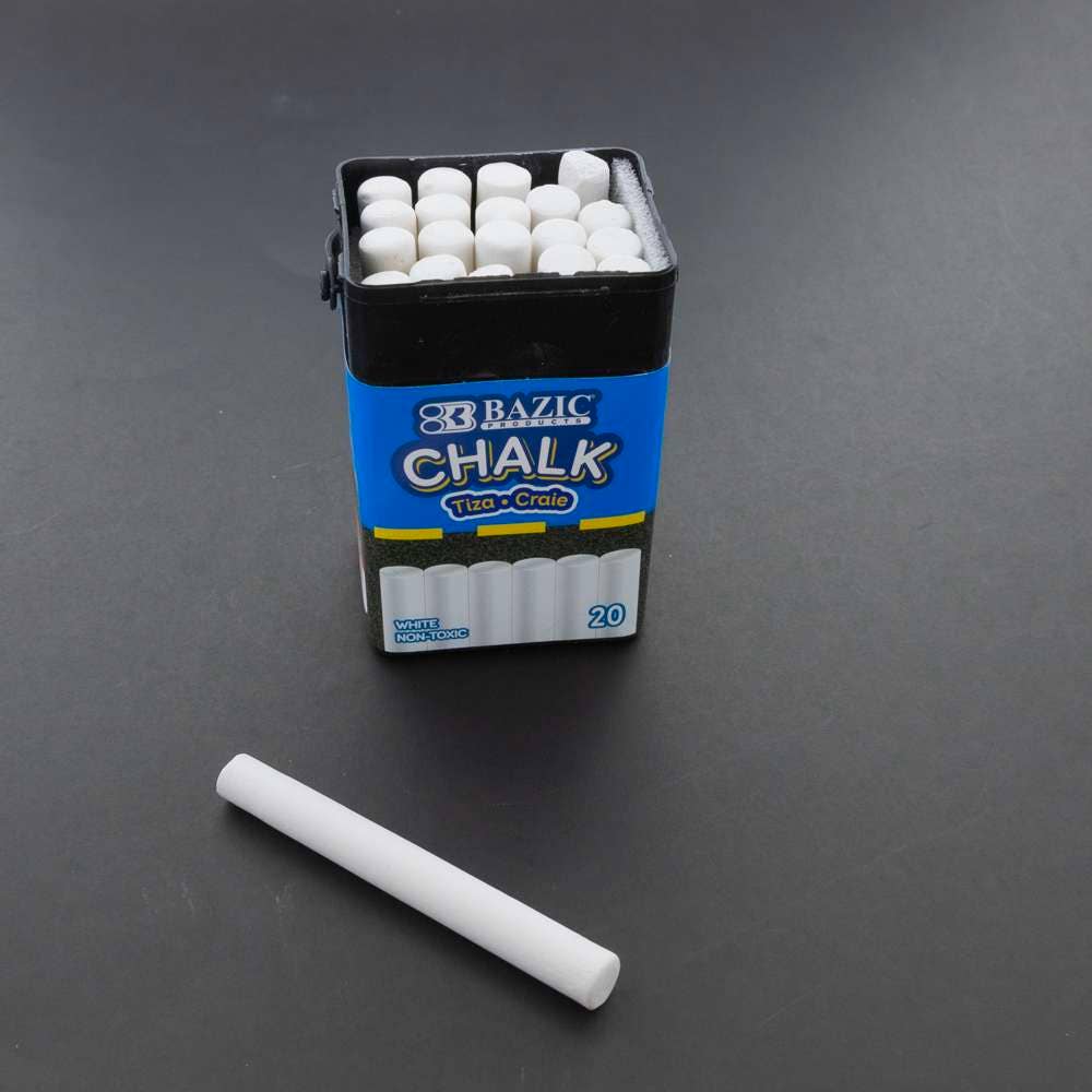 Luna Office Supply -  Everyday Essential - Wholesale Chalk - White Chalk (20/Bucket)6
