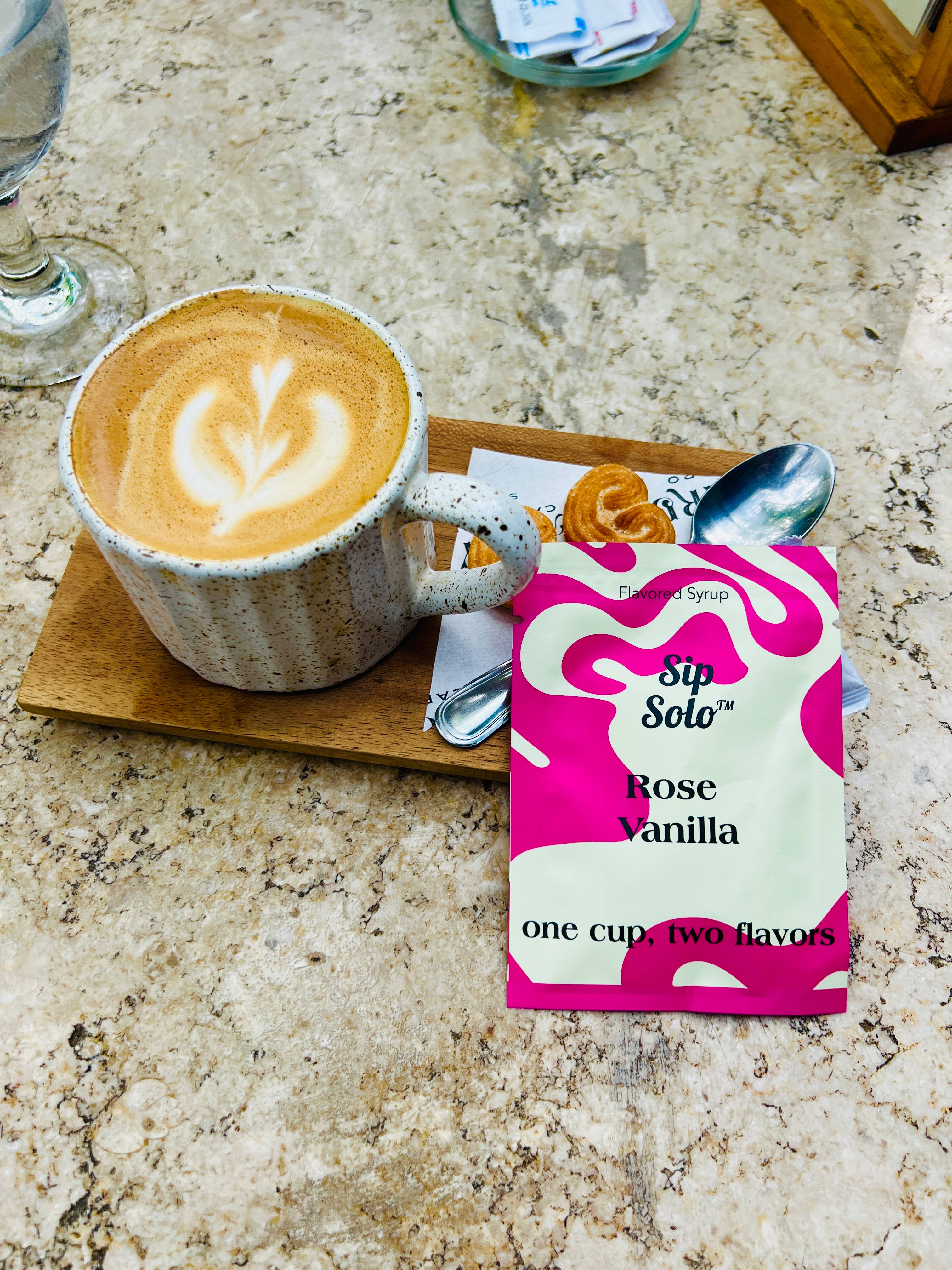 Sip Solo - Wholesale Flavored Syrup - Rose Vanilla Single-Serve Flavored Syrup3