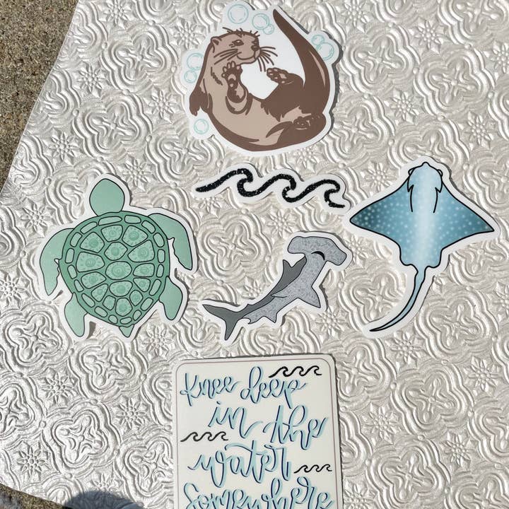 REMOVED BRAND - Wholesale Sticker - Hammerhead Shark Sticker3