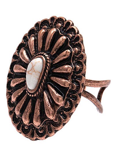 OVALE SIERLIJKE RING MET EDELSTENEN EN ACCENT voor wholesale door Andrea Bijoux