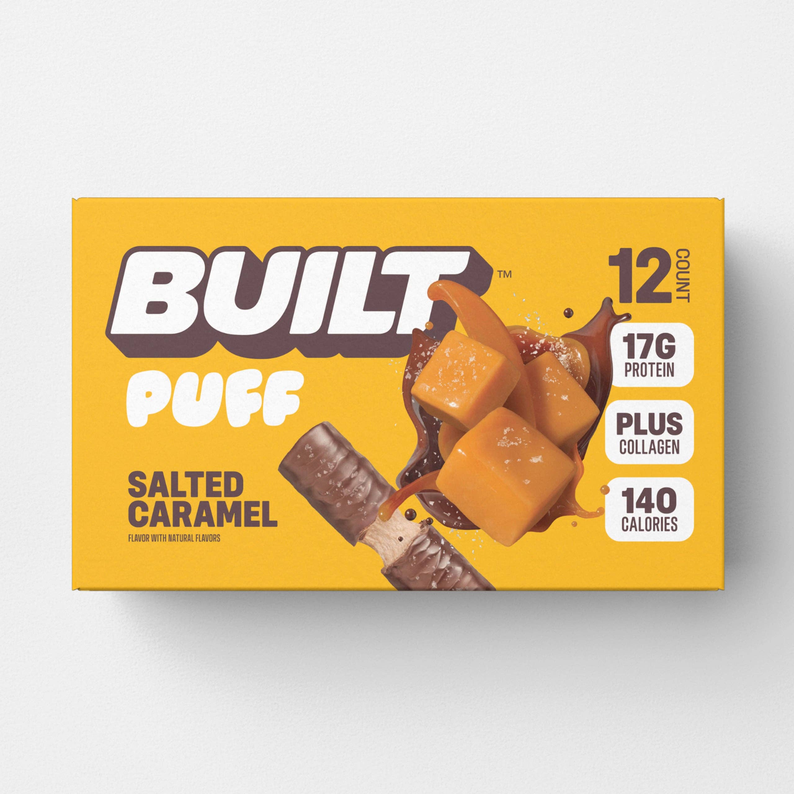 Built Bar - Wholesale Snack Bar - Salted Caramel Puff - 12ct.5