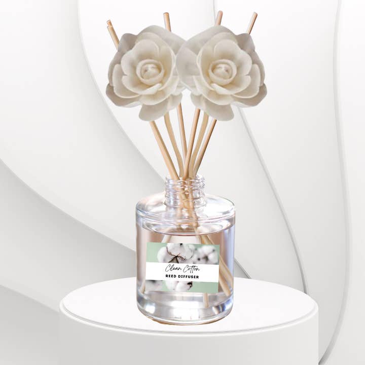Clean & Fresh Reed Diffuser Collection – Crisp Linen, Cotton & Citrus-Inspired Aromas for a Bright, Airy Home for wholesale by ScentsOfGlow
