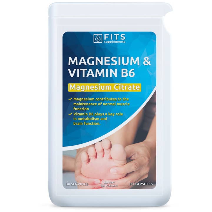 Magnesium and Vitamin B6 90 capsules for wholesale by FITS
