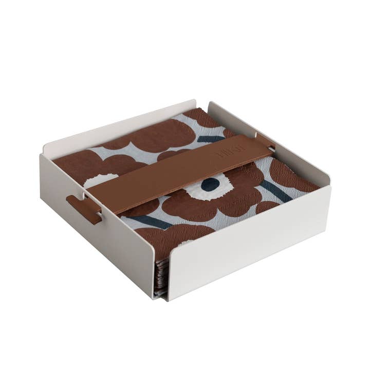 Napkin Holder, Light-Brown for wholesale by Miiko