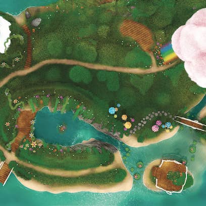 CARPETO - Wholesale Play Mat - Kids & Baby - Fairytale Lagoon Kids Play Mat - Large3