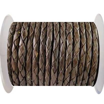 RUND FLETTET LÆDERSNOR 8MM SE/B/03-MØRKEBRUN for engroshandel hos Sun Enterprises B.V.