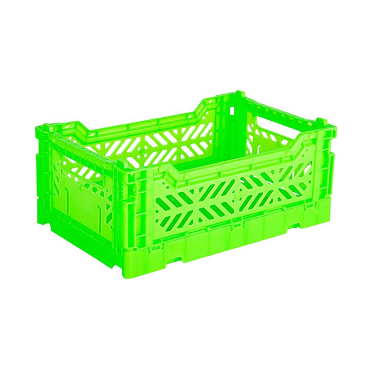AyKasa - Mini Crate - Neon Green for wholesale by Pinky's Wholesale