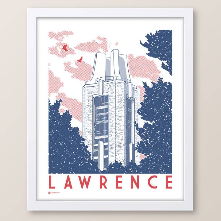 Lawrence Campanile Print for wholesale by Bozz Prints