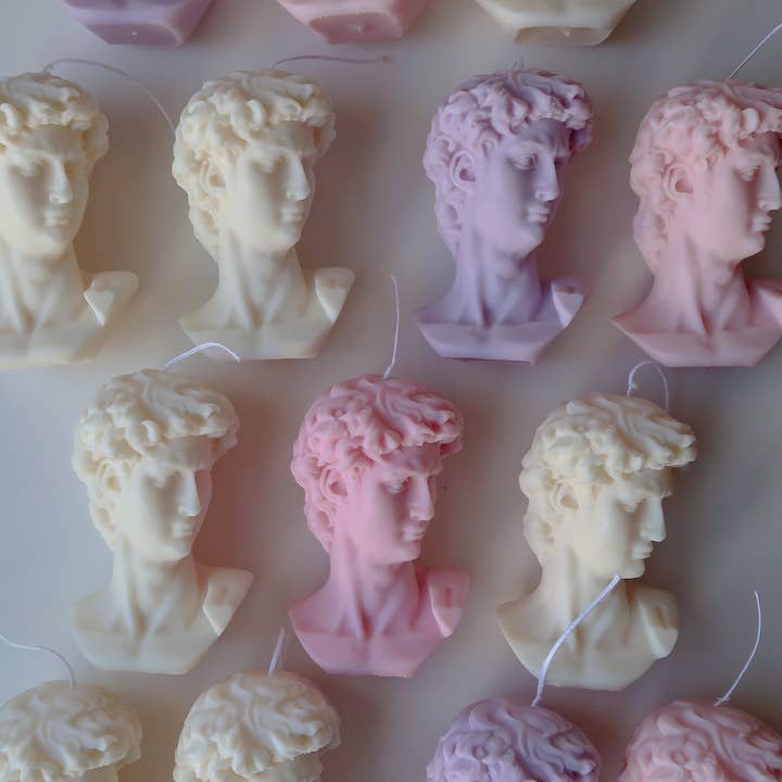 Jeune Home - Wholesale Novelty Candle - David - soy wax statue candle | Contemporary home decor