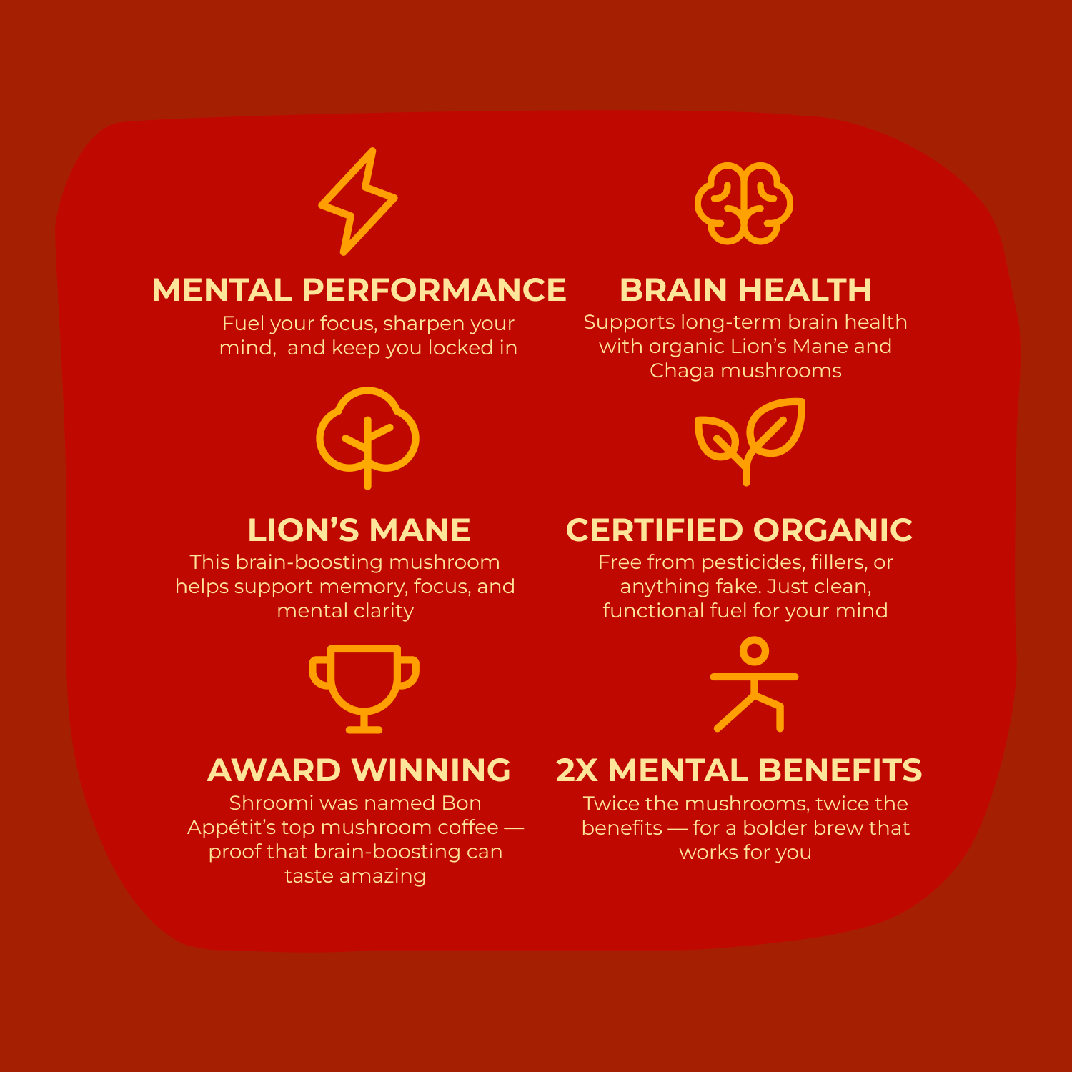 Shroomi - Wholesale Ground Coffee - Shroomi Mushroom Coffee - Medium Roast Nicaragua, Ground Organic Coffee, 10oz Bag2