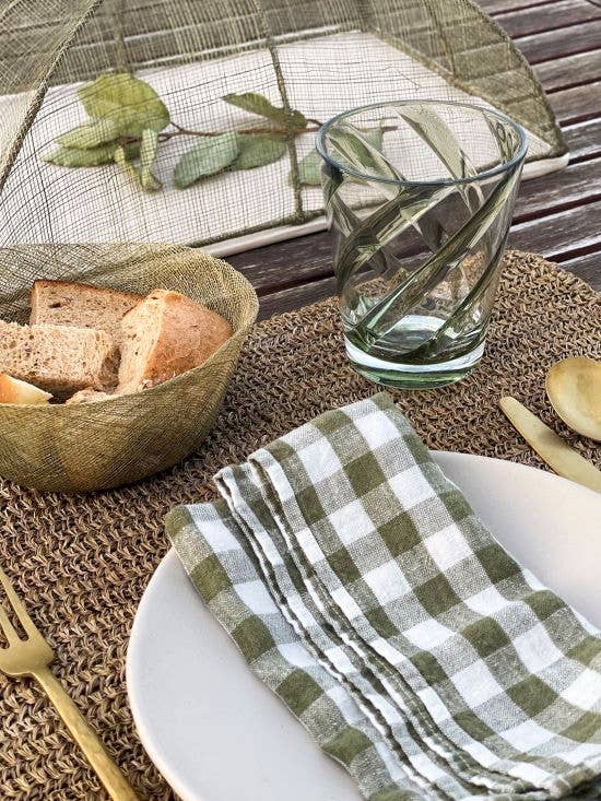 Fiorirà un giardino - Wholesale Drinking Glass/Cup - Green Transparent Spiral Methacrylate Glass D9 H11 cm1