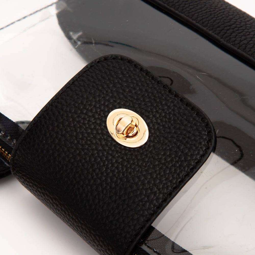 MiMi Wholesale - Vente Sacoche – femme - TG10701 Stella Mini Sac à Main/Bandoulière Transparent14