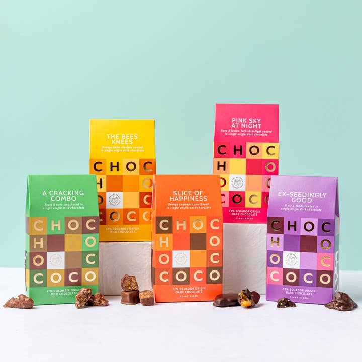 Chococo – wholesale Chocolate-covered sweets – "A Cracking Combo" Fruit & Nut Milk Chocolate Clusters (Copy1