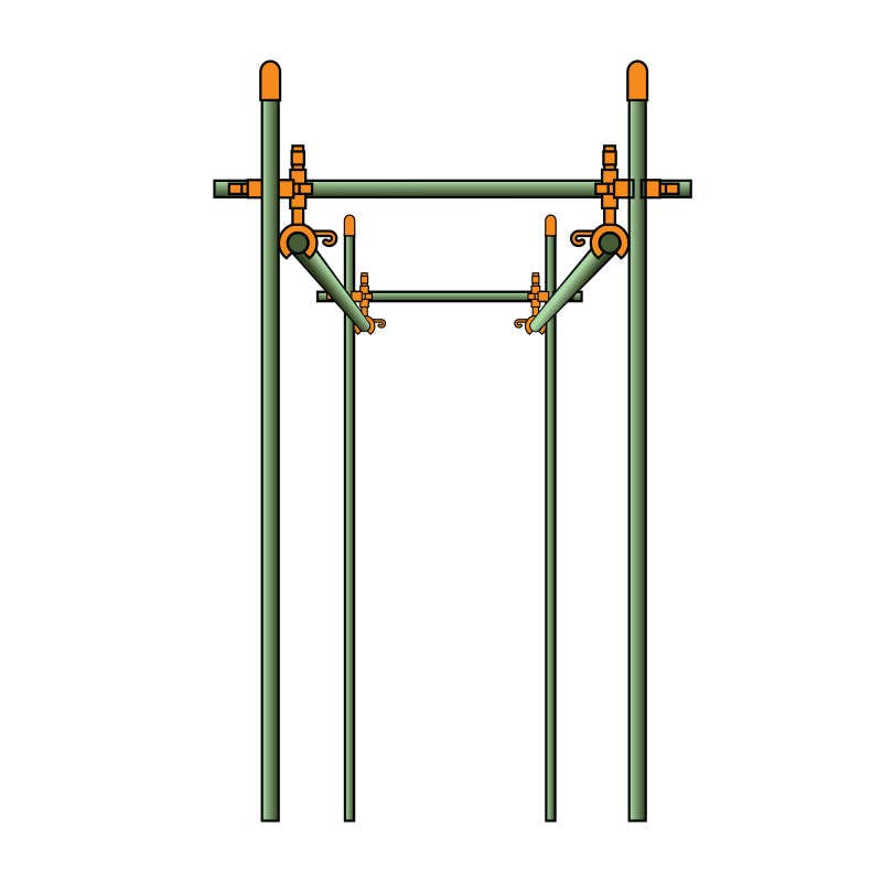 FLI Products – wholesale Garden tool – C-BITE Garden Plant Stake Clips - 50/50 Assortment for 7/16"  and 5/16" garden stakes 100pcs5