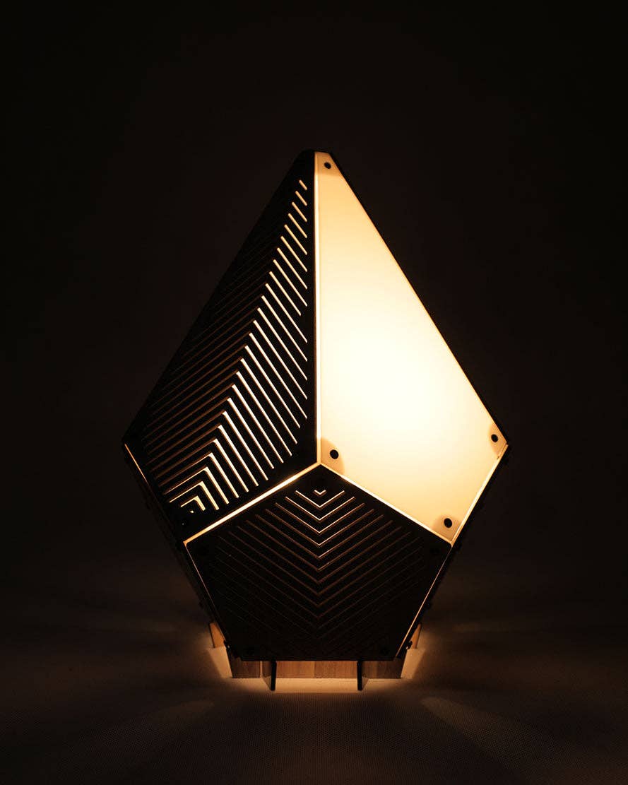 PAPERCRAFT WORLD - Wholesale DIY Craft Kit - SINAR Linez 3D Papercraft Table Lamp20