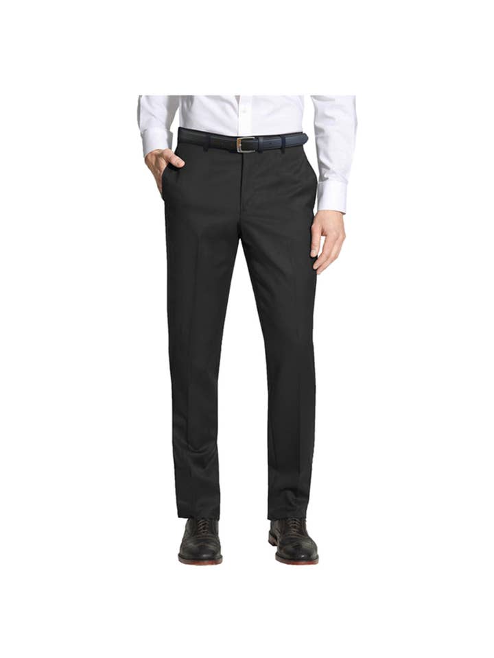 Galaxy By Harvic - Wholesale Suit Pants - Men's - Men's Slim-Fit Belted Dress Pants