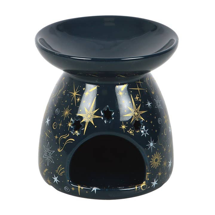 Something Different Wholesale - Wholesale Wax Warmer - Blue Starry Night Celestial Oil Burner and Wax Warmer1