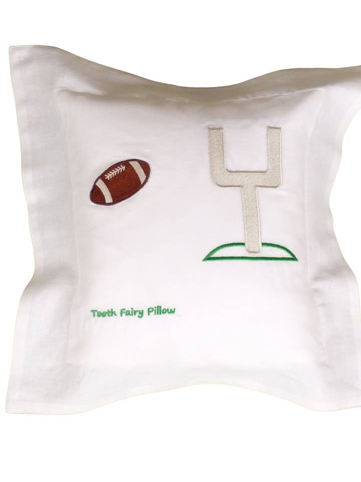 Tooth Fairy Pillow - Football for wholesale by The Yellow Lamb