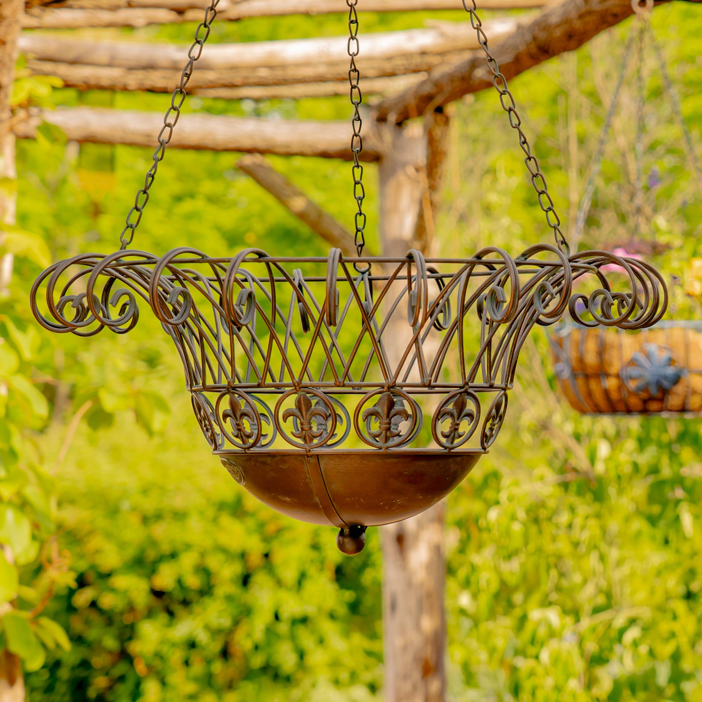 Zaer Ltd. International - Wholesale Hanging Planter - "Stephania" Hanging Basket Planters in 3 Colors 2 Pc/Set14