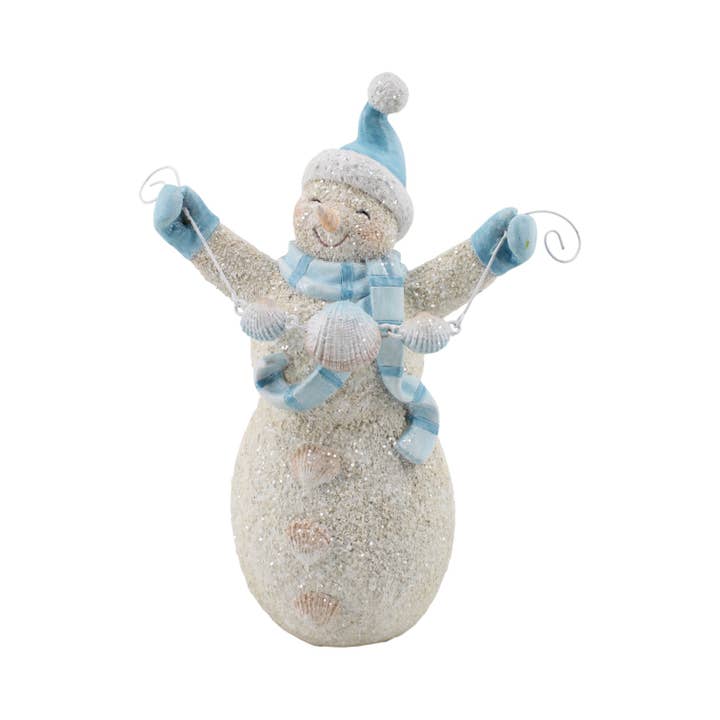 10in Snowman w/Shells for wholesale by December Diamonds