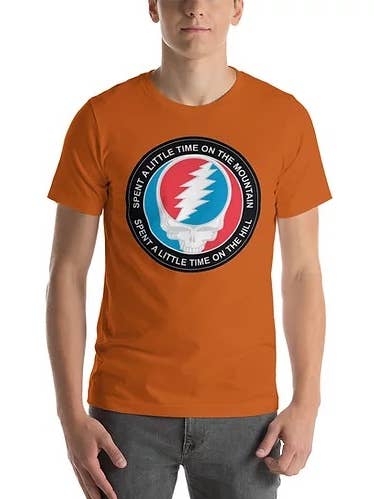 T-shirt unisex a maniche corte Bolt Steely per la vendita all'ingrosso da parte di Brooklyn Sailbags