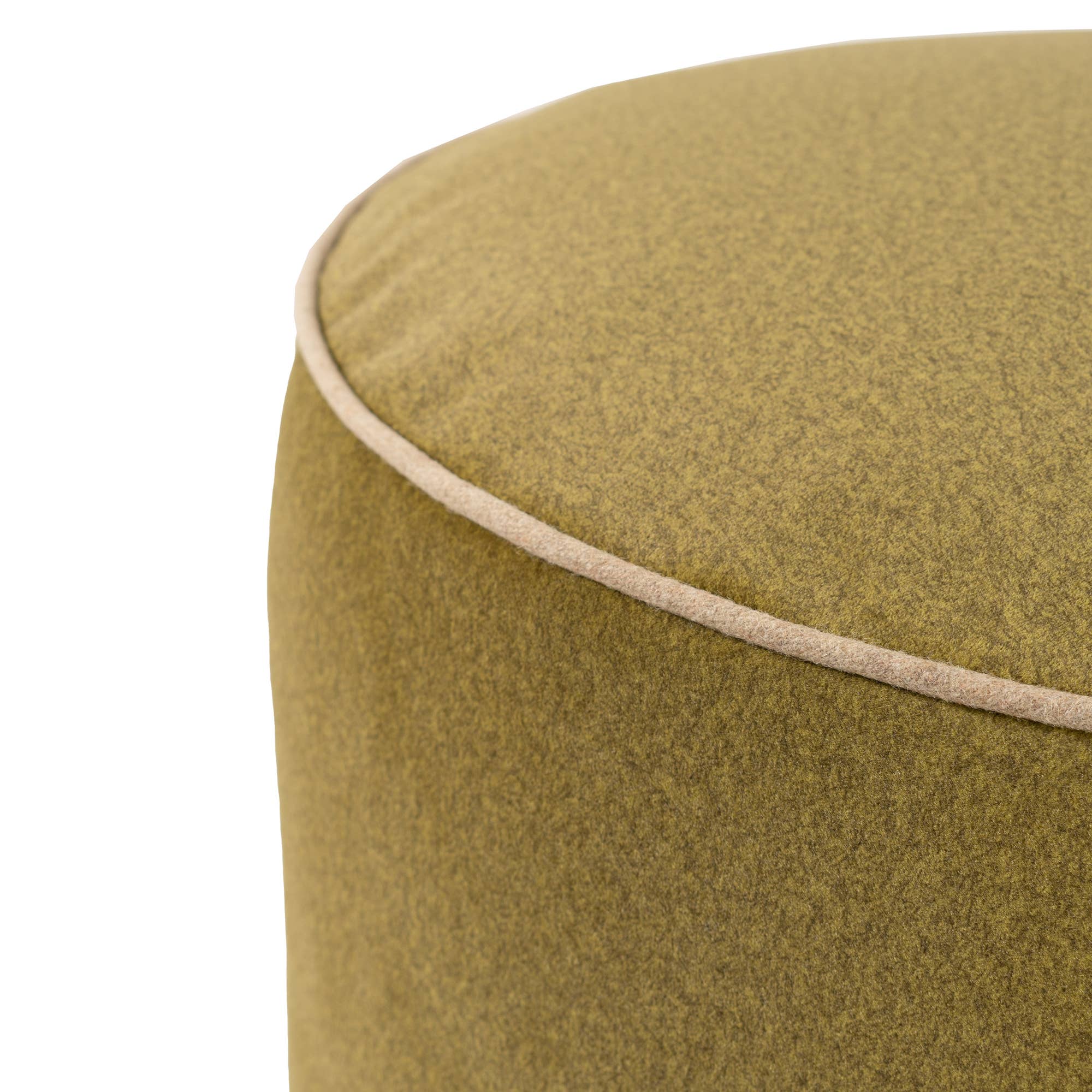 Howard Elliott on Faire - Wholesale Ottoman - Qivuit Contrast Welt Felted Pouf Collection8