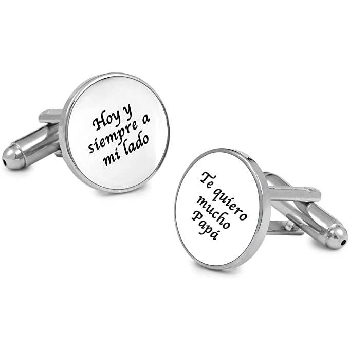 Gemelli da matrimonio per padre della sposa - colore bianco per la vendita all'ingrosso da parte di Beclosetoyou