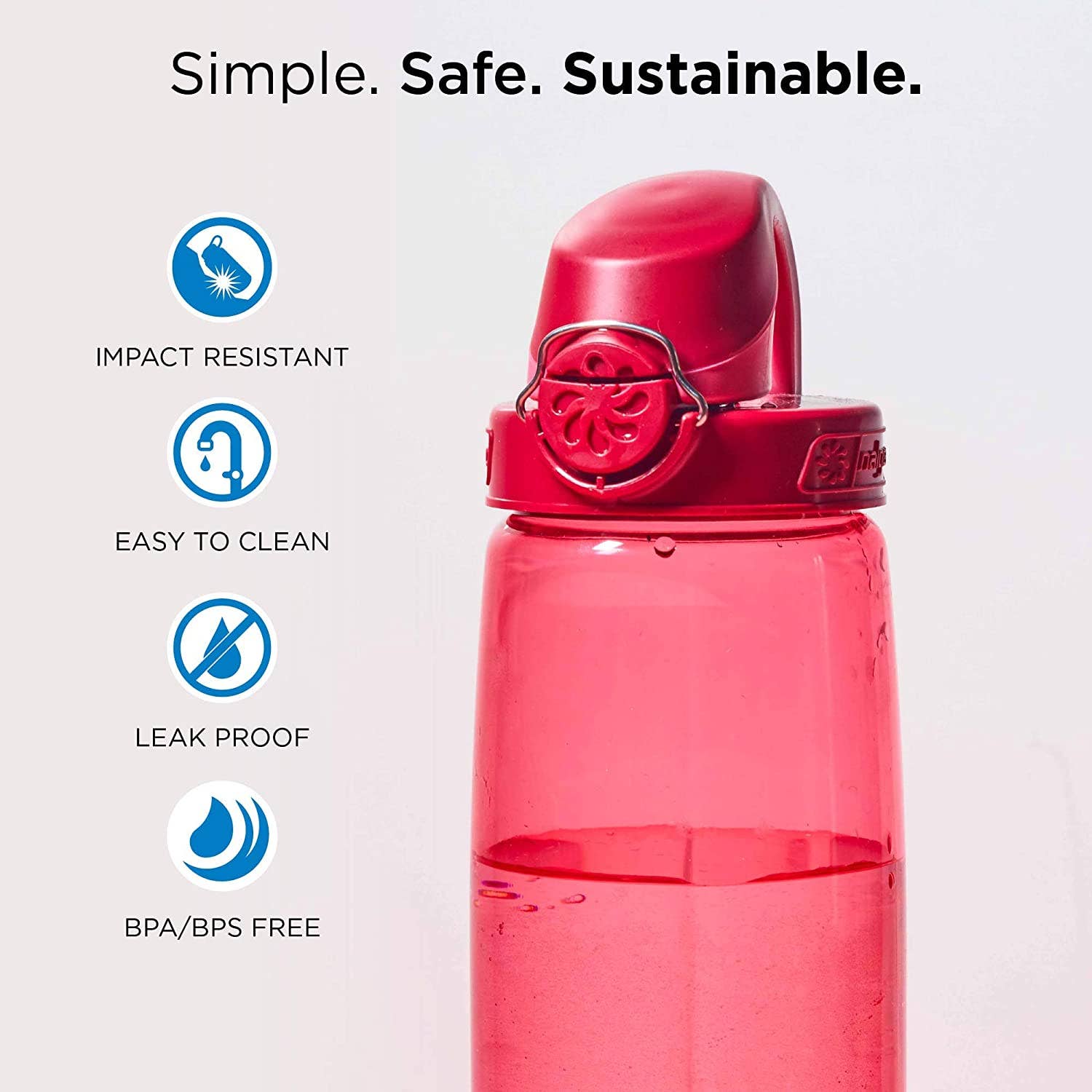 One Bay Distribution - Vente Bouteilles d'eau - Bouteille de maintien Nalgene 24 oz OTF (à la volée) - 50 % recyclée3