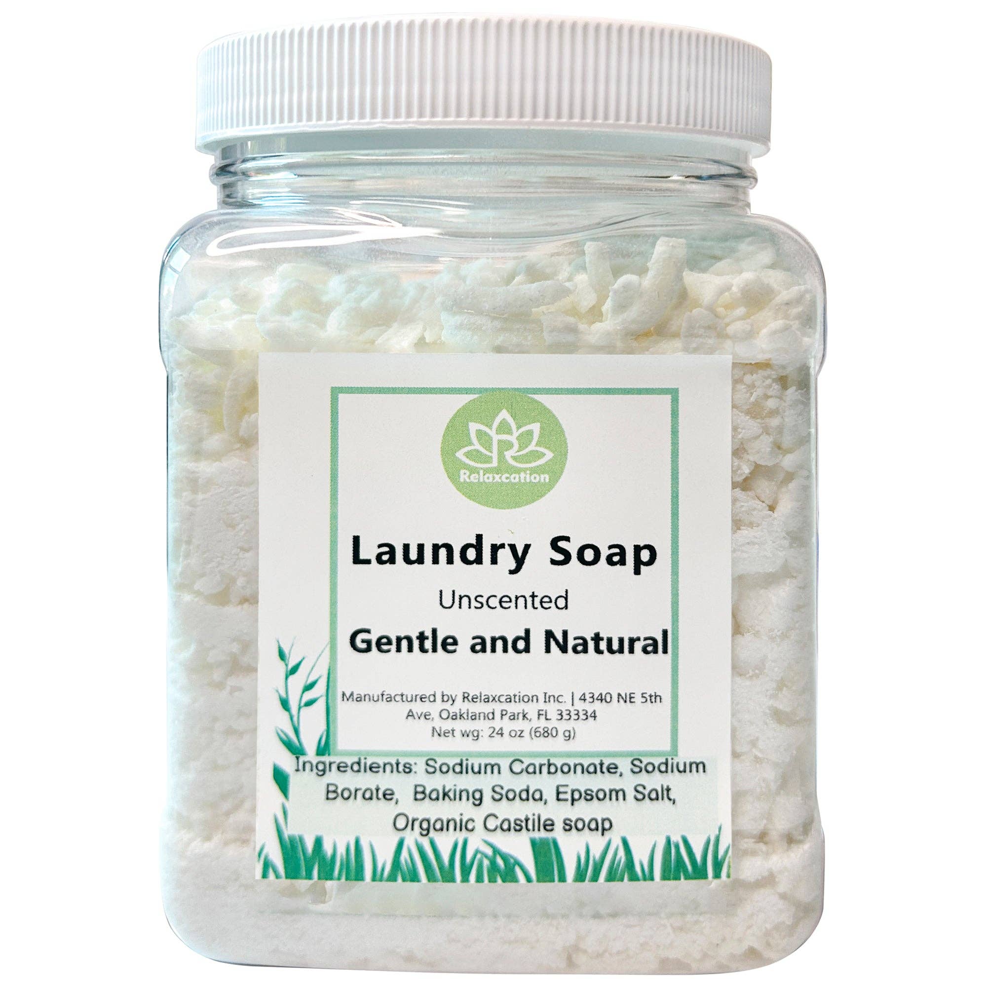 Relaxcation - Wholesale Laundry Detergent Powder/Pods - Natural Laundry Soap Detergent for Sensitive Skin Unscented0