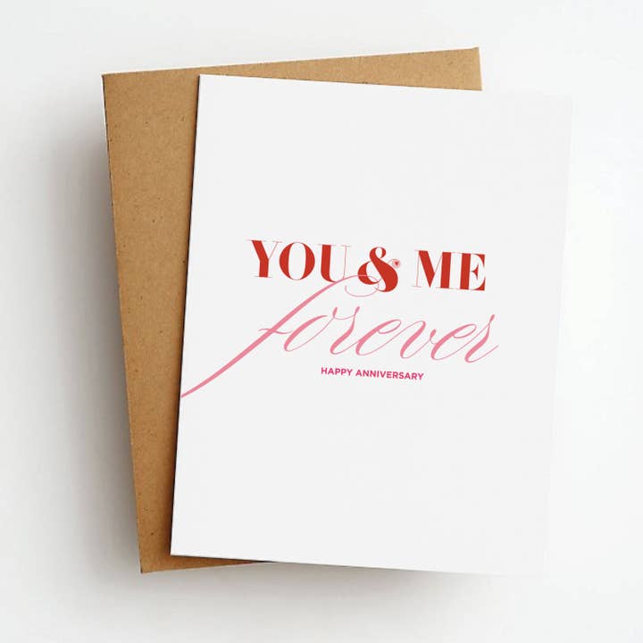 You & Me Forever jubileumskort för wholesale av Skel & Co