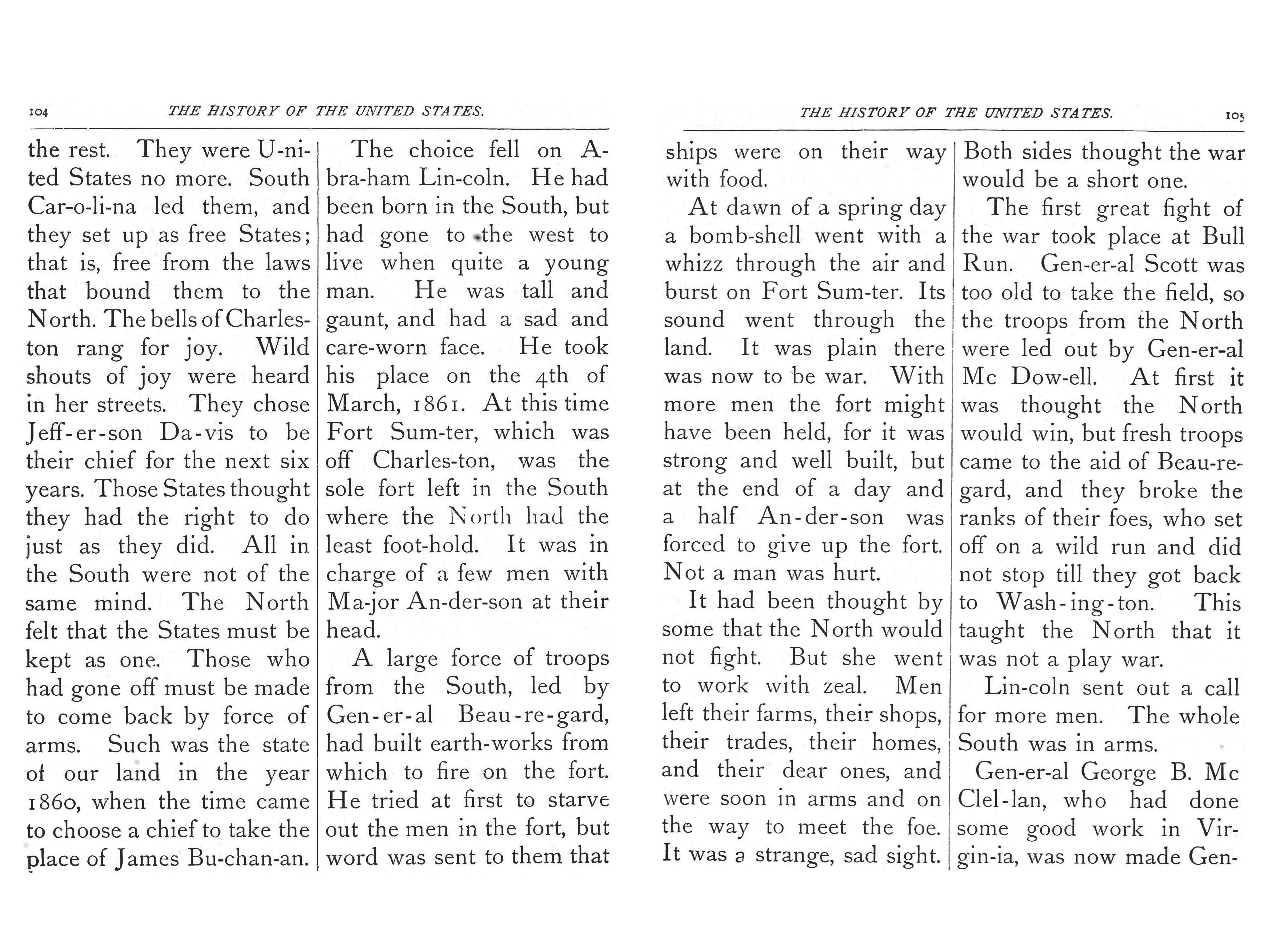 Applewood Books - Wholesale History & Geography - The History of the U.S. Told in One Syllable Words3