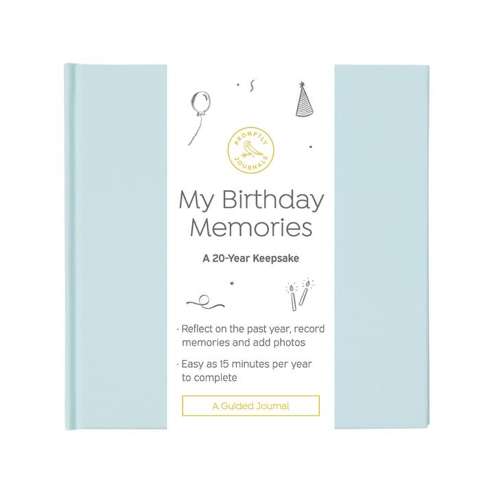 Promptly Journals - Wholesale Journal/diary - My Birthday Memories Journal: 20-Year Keepsake Birthday Gift3