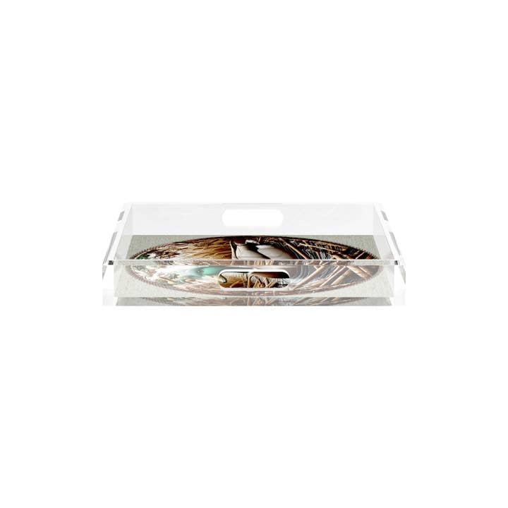 Nicolette Mayer Collection - Wholesale Decorative tray - Woodland Mallard Duck Acrylic Square Decorative Tray5
