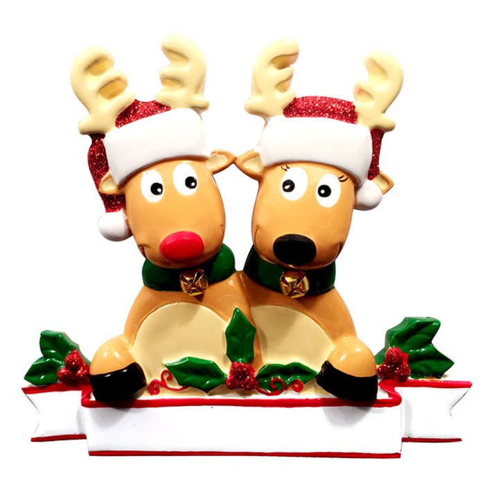 PolarX Ornaments - Wholesale Ornament - Reindeer Family Personalized Ornament