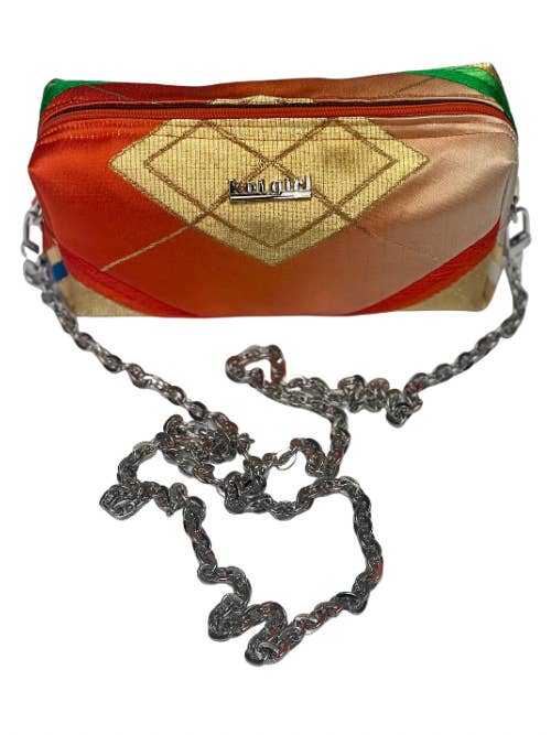 Orangefarbene Umhängetasche mit Diamanten für den Großhandel von Koi Girl