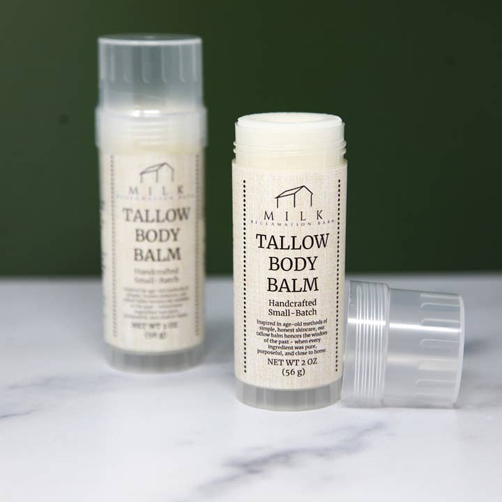 2 oz. Tallow Body Balm for wholesale by Milk Reclamation Barn