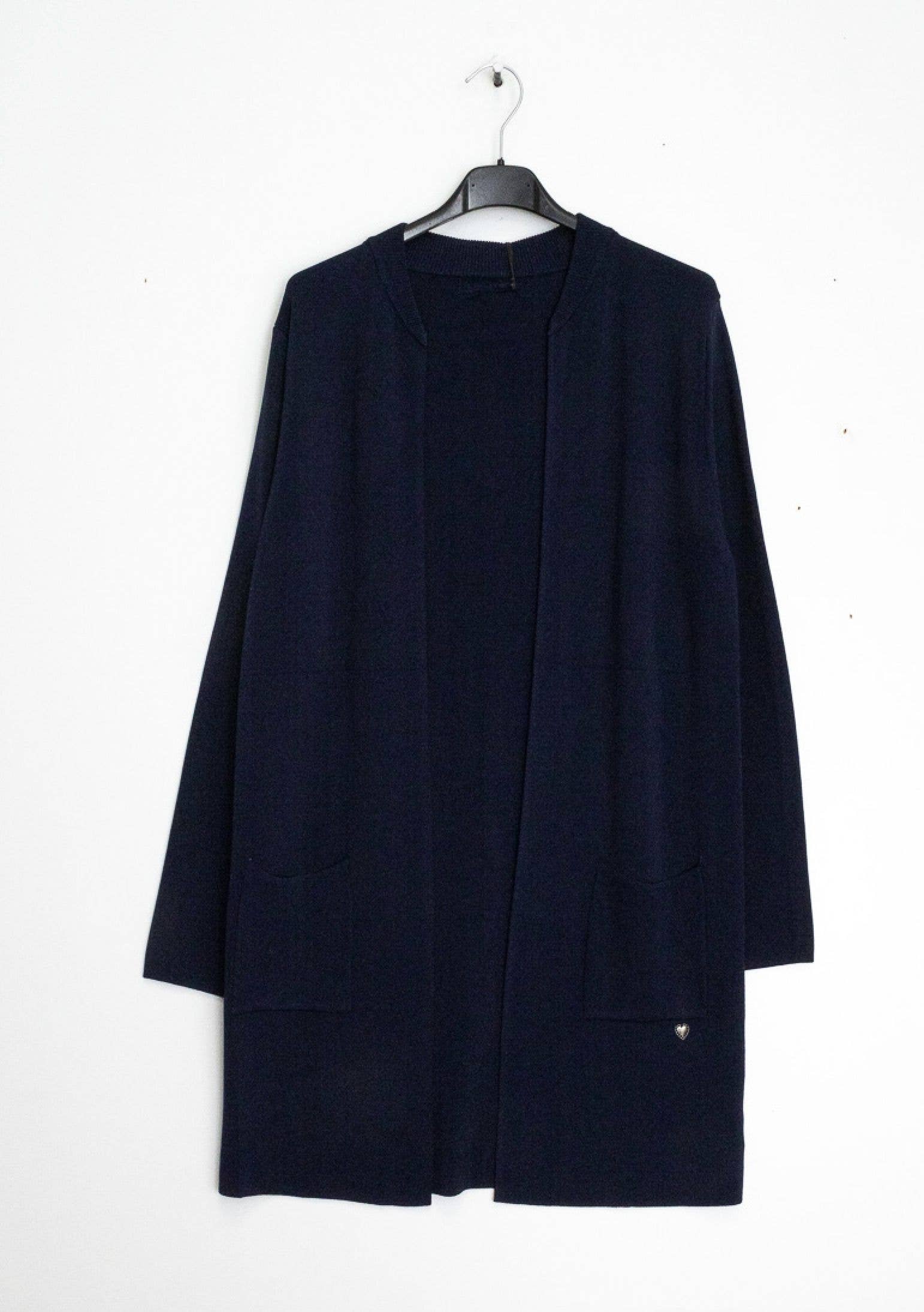 Happy look - Vendita all'ingrosso Cardigan - Donna - Gilet lungo in maglia fine 1