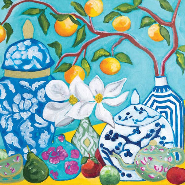 Mint by Michelle - Wholesale Craft supplies - Ginger Jars Mint Decoupage Paper1