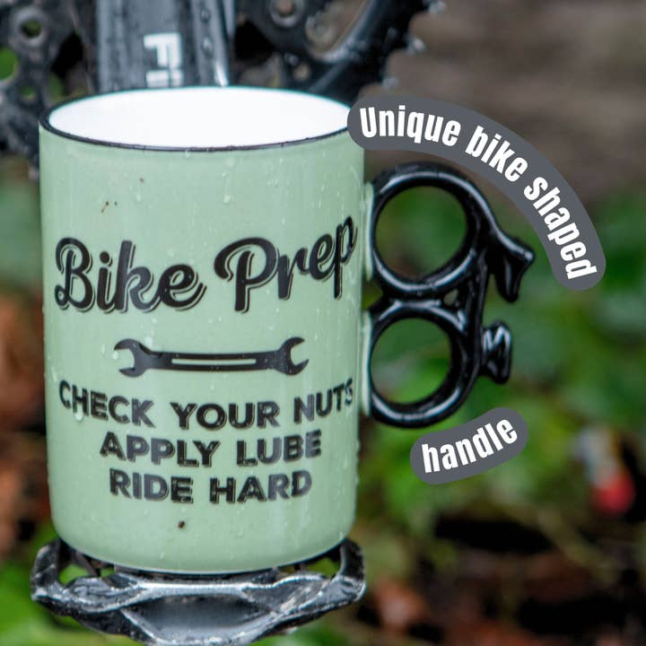 Boxer Gifts - Wholesale Drinking Glass/Cup - Bike Gift Mug 18oz - Bike Prep - Men's Gifts for Christmas2