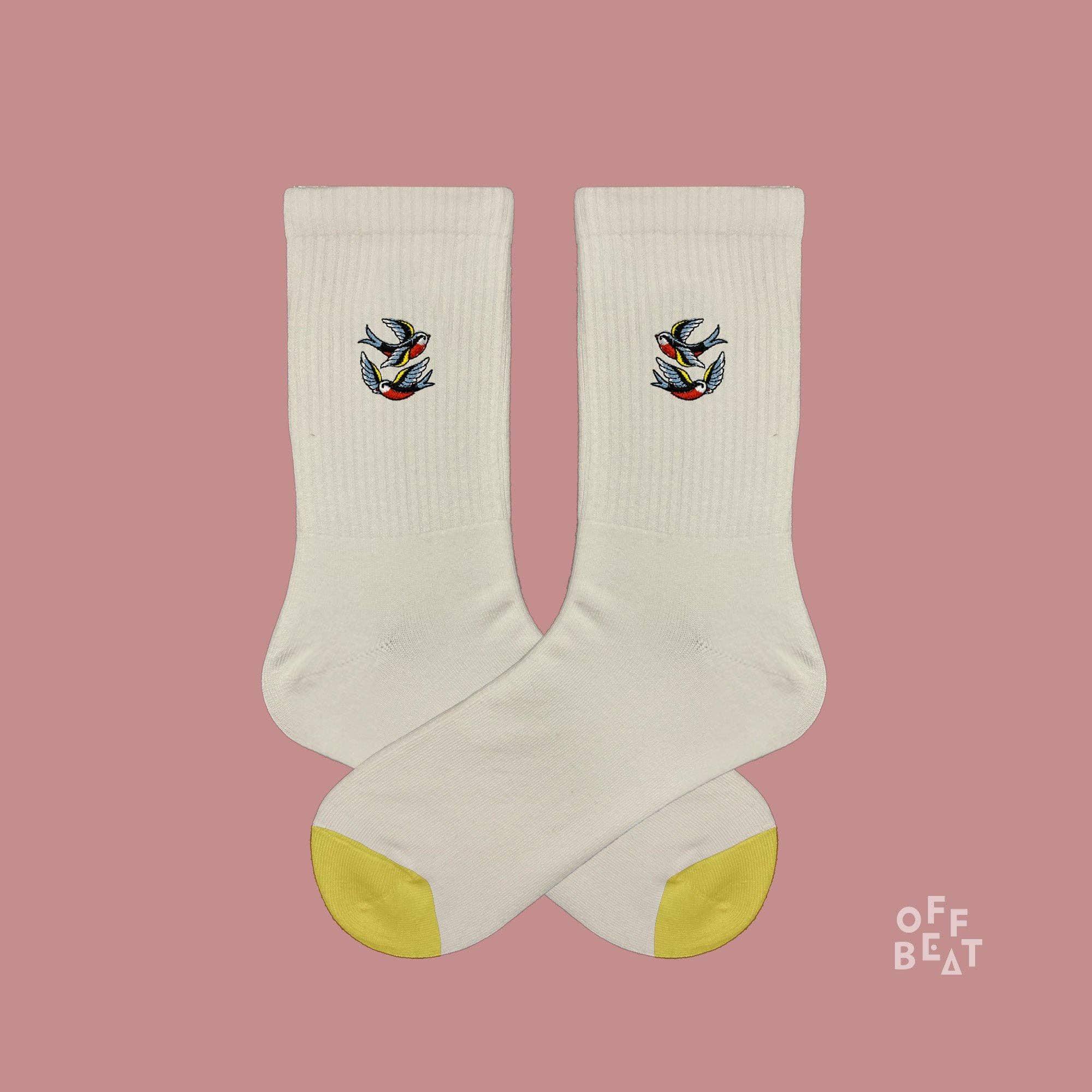 Offbeat - Wholesale Socks - Unisex - Bestickte Schwalbensocken I Großhandel2