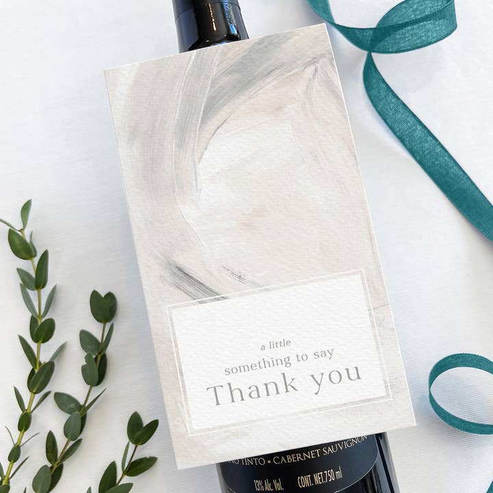 A little something - Acrylic Wine Tags for wholesale by Crafty Paper Co.