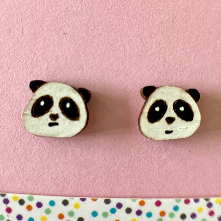 Studs: Pandas for wholesale by Milk Thieves