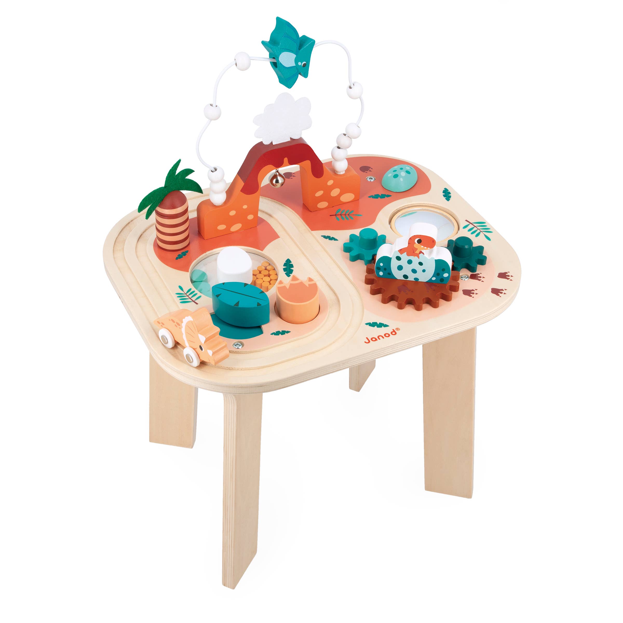 Janod - Wholesale Wood Toy - Kids - Dino | Activity Table | 8 activities | Early development Toy5