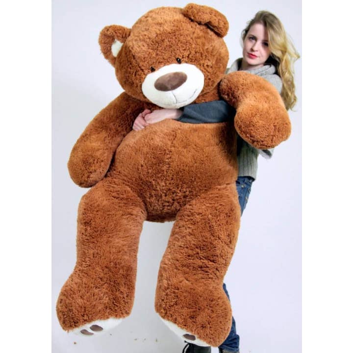 Big Plush - Vente Peluche – enfant et bébé - Grand ours en peluche géant de cinq pieds de haut, brun cannelle