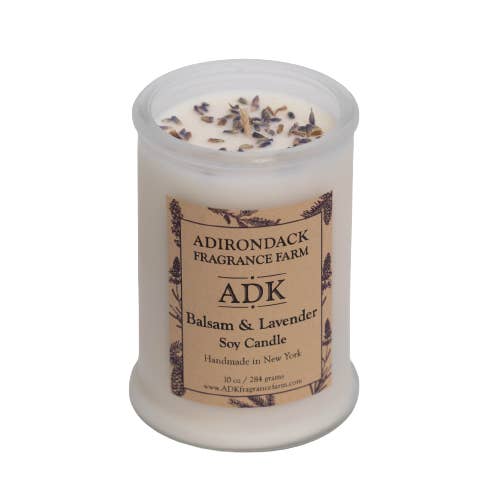 Adirondack Fragrance Flavor Farm - Wholesale Jar/Filled Candle - Balsam & Lavender Hand-Poured Soy Wax Candle 4.5|10|16|20oz2