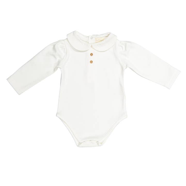 Pierrot Bodysuit for wholesale by Le Petit Chiffon Organic Cotton