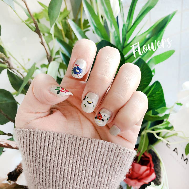 Tatuagens temporárias pequenas flores adesivos por atacado de PAPERSELF